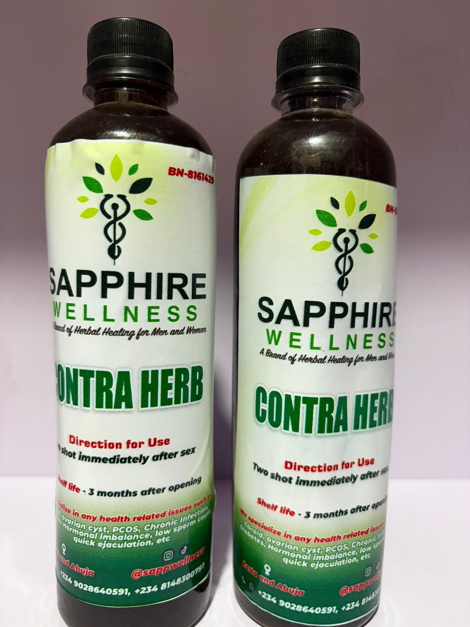 Contraceptive herb 1ltr